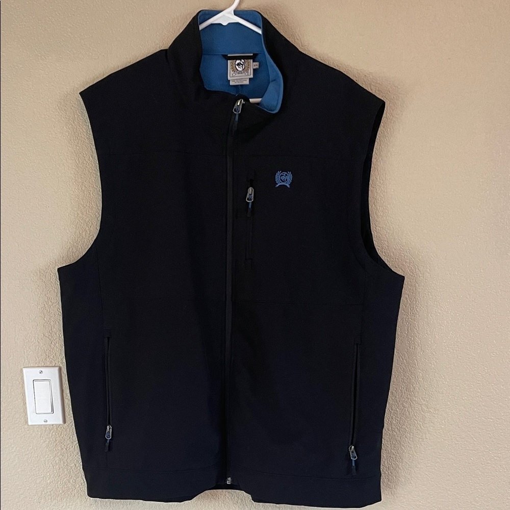 Cinch Black and Blue Men's Vest